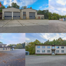 Průmyslový areál- administrativní budova, sklady, dílny, celk. plocha 14.689 m2, Protivín
