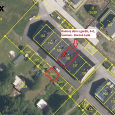 Řadový dům s garáží, 4+1 s balkonem a velkým půdním prostorem, Borová Lada - Šumava, okr. Prachatice