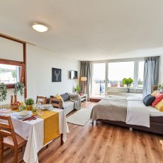 Prodej apartmánů 2+kk do OV, 53m2 s balkonem, kuchyňkou