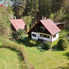 Prodej zařízené chaty 60 m2 s vlastním pozemkem 661 m2,  Besednice - Malče