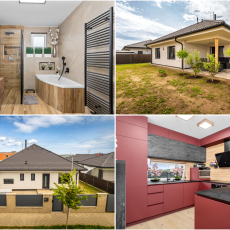 Roudné u Č. Budějovic – prodej novostavby RD s garáží a pozemkem 708 m2