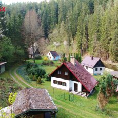 Prodej zařízené chaty 60 m2 s vlastním pozemkem 661 m2,  Besednice - Malče