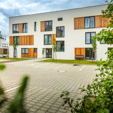 Pronájem nového bytu 2+kk, 60 m2, s vlastní zahradou 42 m2, Hluboká nad Vltavou