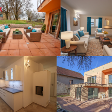 Pronájem nového bytu 4+1, 103 m2 + terasa 35 m2 a parkování na vlastním pozemku, Včelná