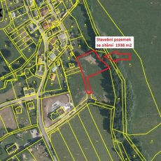 Prodej stavebního pozemku o výměře od 1938 m2, obec Zdíkov, okr. Prachatice