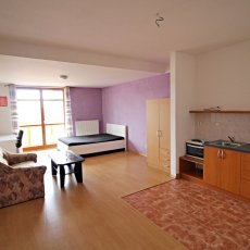 Pronájem zděného bytu 1+kk, U Trojice, ČB