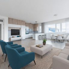 Pronájem bytu 3+kk, 152 m2 s velkorysou terasou