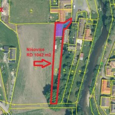 Prodej RD 1+1 se zahradou o celkové výměře 1042 m2, obec Nišovice, okr. Strakonice
