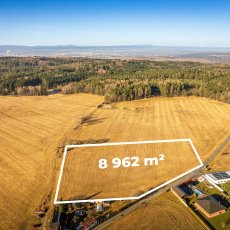 Prodej pozemku 8962 m2, Lišov