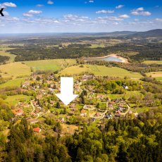 Prodej dvou pozemků, 2 x 405 m2, 1 750,- Kč/m2, Klení u Benešova nad Černou
