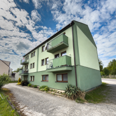 Prodej bytu 3+1 s balkonem – Trhové Sviny, ul. Okružní