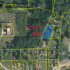 Prodej zahrádky Vimperk, výměra od 422m2. Vimperk, okr. Prachatice