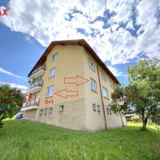 Prodej bytu 3+1 s balkonem v OV, 1.p., výměra 71 m2, obec Boubská okr. Prachatice
