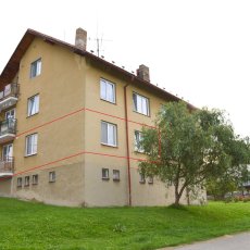 Prodej bytu 3+1 s balkonem v OV, 1.p., výměra 71 m2, obec Boubská okr. Prachatice