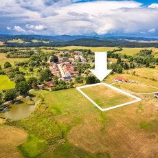 Prodej pozemku pro bydlení u rakouských hranic v Horním Dvořišti, 4 020 m2