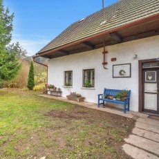 Prodej chalupy s koupacím jezírkem Bohousová, zahrada 1596m2