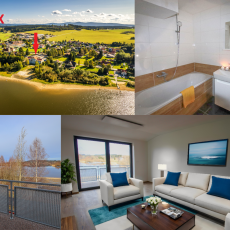Prodej nového bytu 1+kk s terasou, 49 m2 v novostavbě bytového domu na břehu Lipenského jezera
