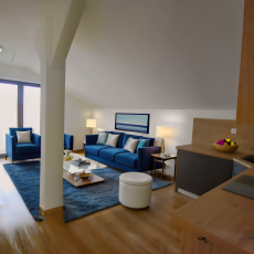 Prodej nového bytu 4+kk s terasou, 94 m2, novostavba, na břehu Lipenského jezera