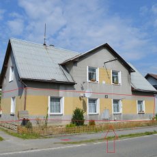 Prodej bytu 4+1 v RD se zahradou a stodolou o výměře 217 m2, Volary okr. Prachatice